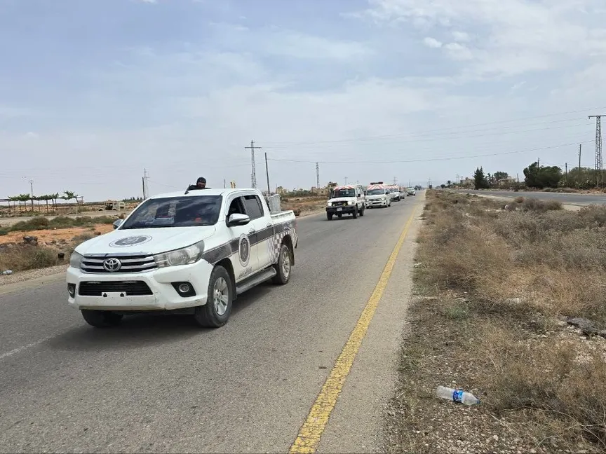 قوات تأمين منطقة الصورة بريف السويداء الشمالي. 1 مايو 2025 - https://t.me/SweidaGov1