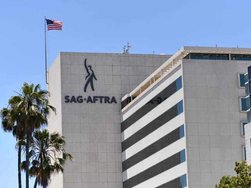 مبنى نقابة الممثلين الأميركيين SAG-AFTRA، لوس أنجلوس، كاليفورنيا، في 13 يوليو 2023. - AFP