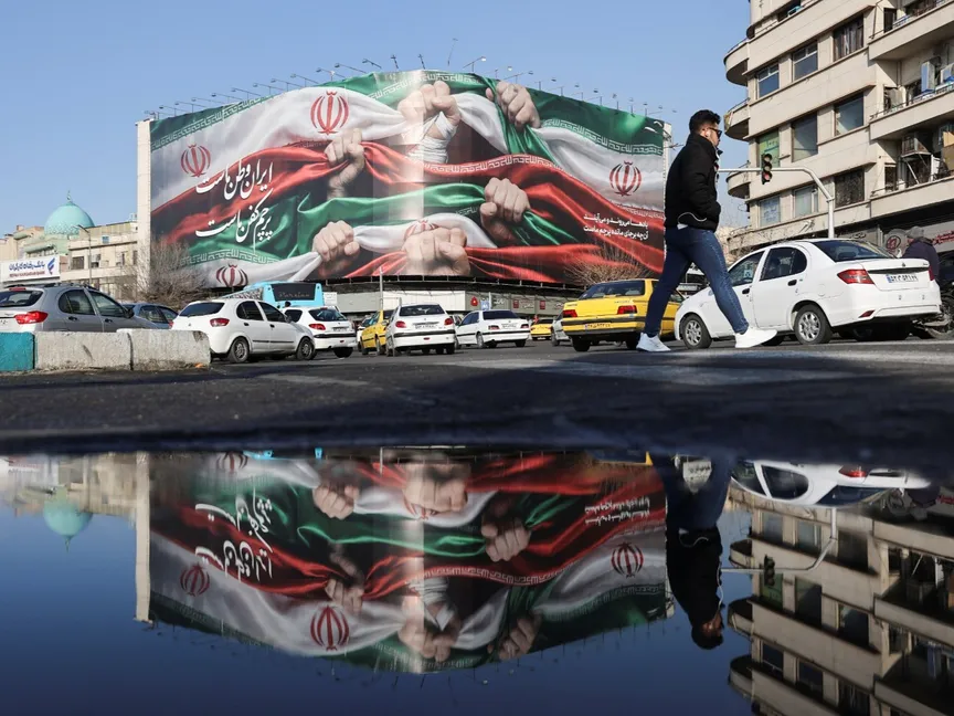 أحد شوارع العاصمة الإيرانية طهران. 24 يناير 2026 - Reuters