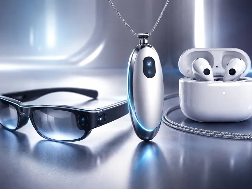 "بلومبرغ": أبل تطور نظارة ذكية وقلادة وسماعة مزودة بكاميرا