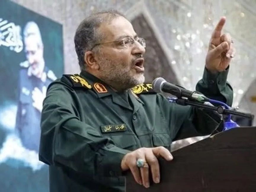 صورة متداولة لقائد قوات الباسيج الإيرانية غلام رضا سليماني - @visegrad24