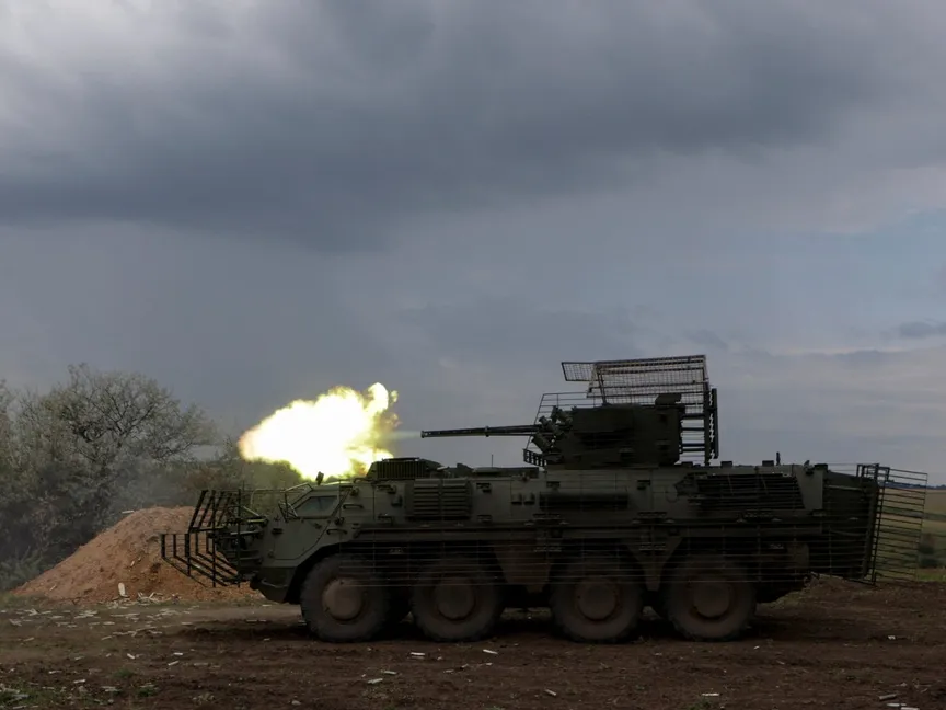 عناصر من الجيش الأوكراني في منطقة خاركيف وسط الهجوم الروسي. أوكرانيا. 11 أغسطس 2025 - Reuters