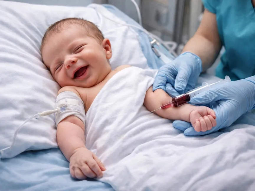 قطرات من محلول السكر قبل الحقن تخفف الألم عند حديثي الولادة