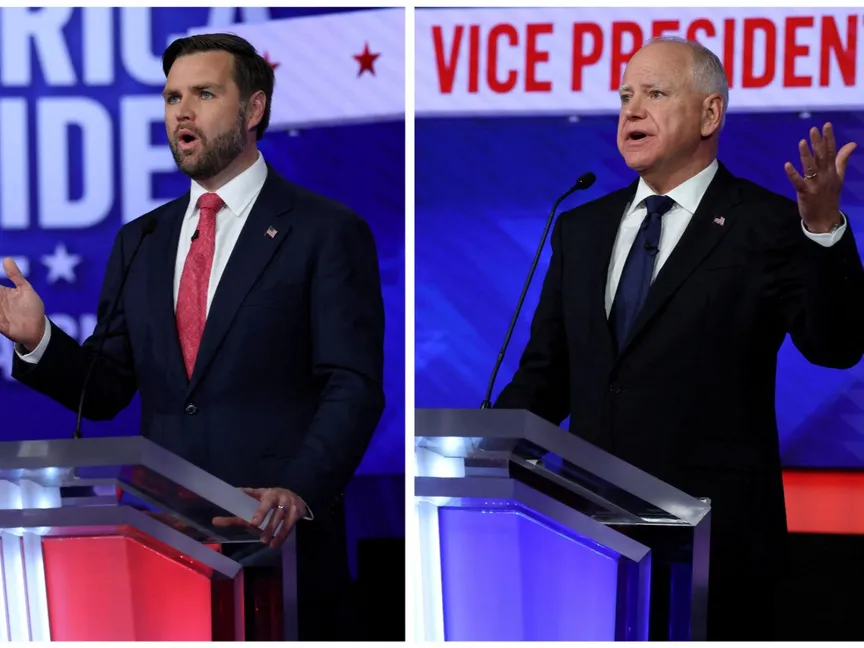 مناظرة النائبين.. فانس يرفض الإقرار بخسارة ترمب لانتخابات 2020.. ووالز: أمر مشين