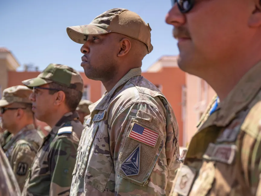 جانب من تدريبات "الأسد الإفريقي" العسكرية في المغرب. 18 مايو 2025 - @SETAF_Africa