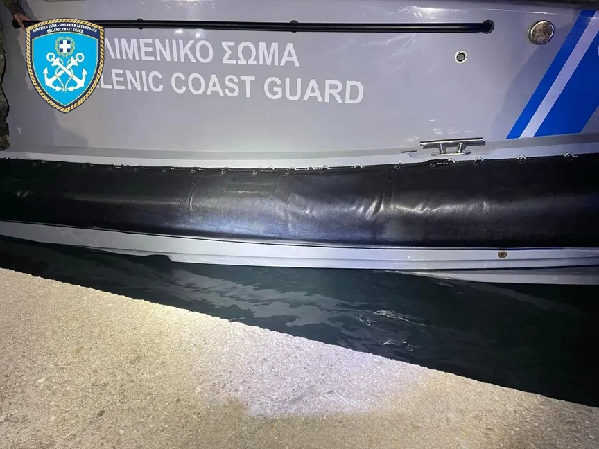 وفاة 15 مهاجراً بعد اصطدام قارب بسفينة خفر سواحل قبالة اليونان