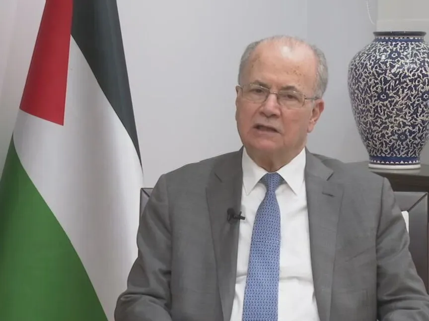رئيس الوزراء الفلسطيني محمد مصطفى خلال مقابلة مع الشرق في رام الله. 21 سبتمبر 2025 - الشرق