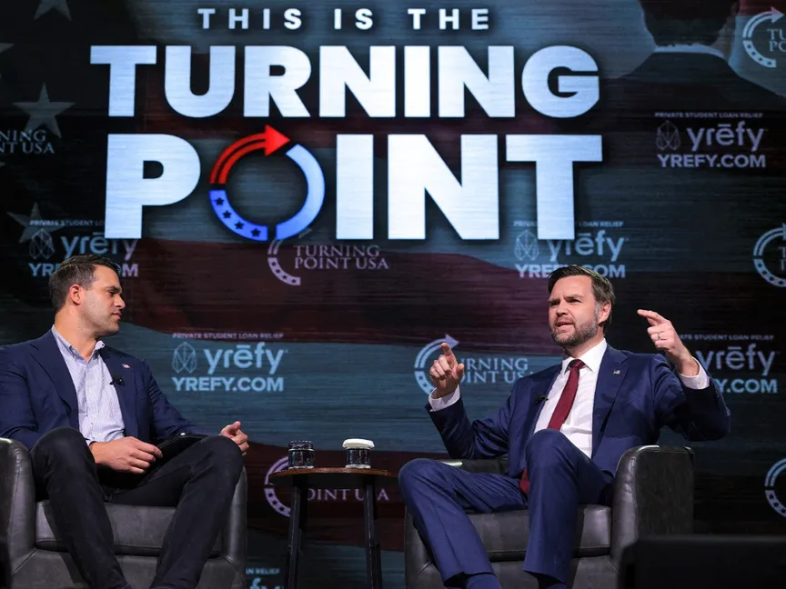 نائب الرئيس الأميركي جيه دي فانس يشارك في فعالية في أثينا بولاية جورجيا. 14 أبريل 2026 - REUTERS