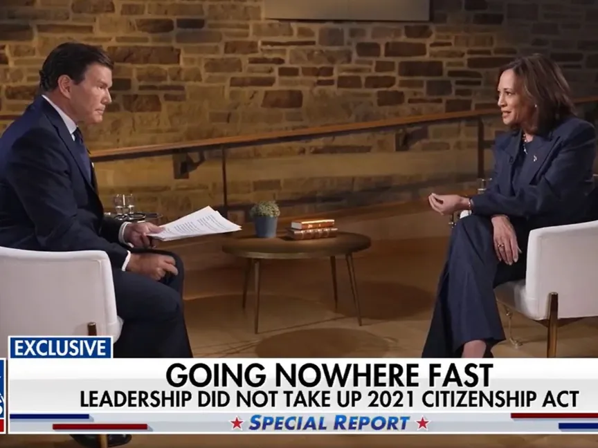 هاريس مع FOX NEWS: رئاستي لن تكون استمراراً لبايدن.. وترمب "خطر وغير متزن"