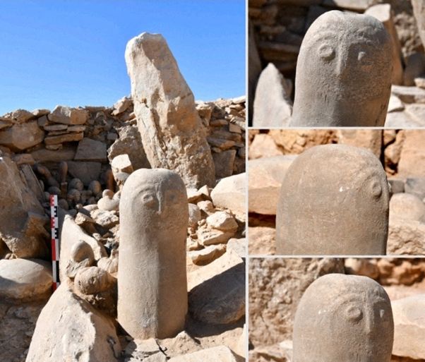 الآثار المكتشفة مؤخراً مرتبطة بالصيادين وجمع الثمار والتي تعود إلى العصر الحجري الحديث (4500-9000 قبل الميلاد) في البادية الأردنية  - AFP