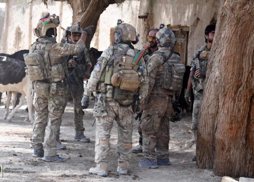 فرقة خاصة تابعة للقوات الأفغانية، 7 أغسطس 2021 - twitter.com/MoDAfghanistan