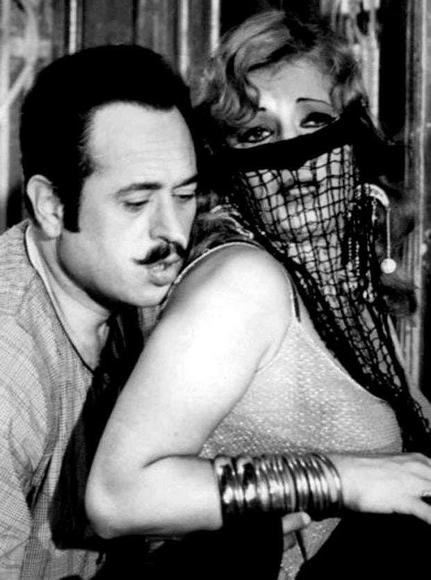 نادية لطفي مع عبد المنعم إبراهيم في فيلم 