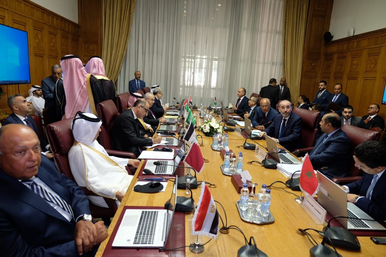اجتماع اللجنة الوزارية العربية المعنية بالتحرك لوقف الإجراءات الإسرائيلية في القدس - القاهرة - 06 سبتمبر 2022 - Twitter@arableague_gs