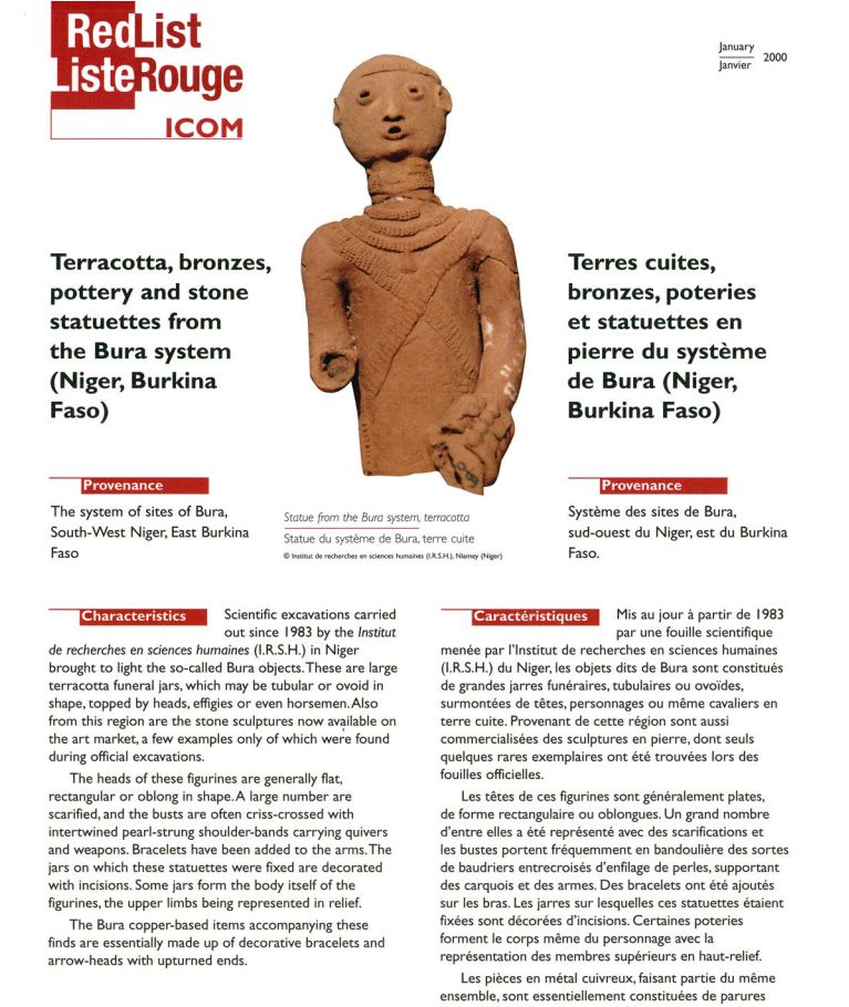 قطع أثرية على قائمة التراث المهدّد بالسرقة - icom.museum