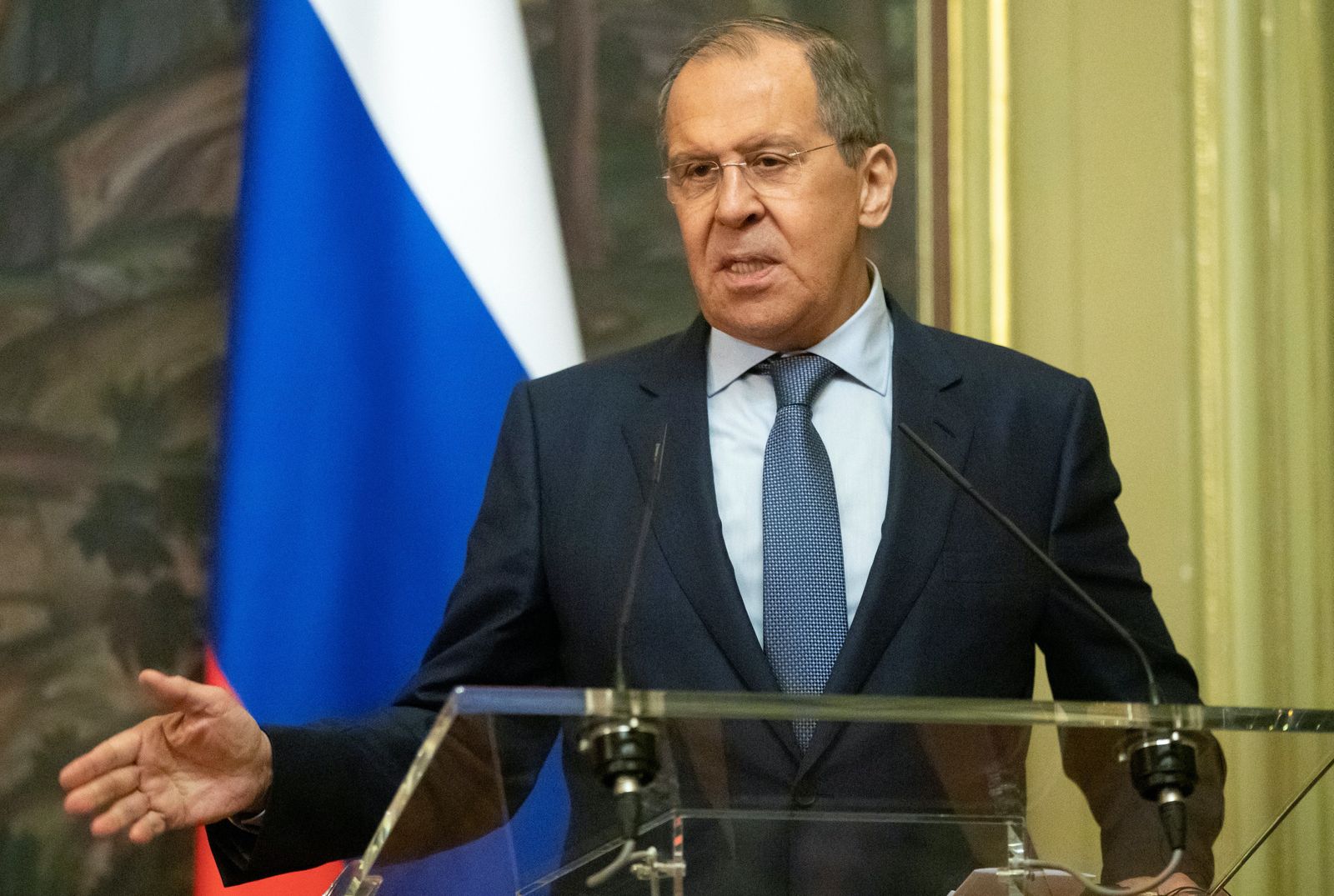 وزير الخارجية الروسي سيرغي لافروف - REUTERS