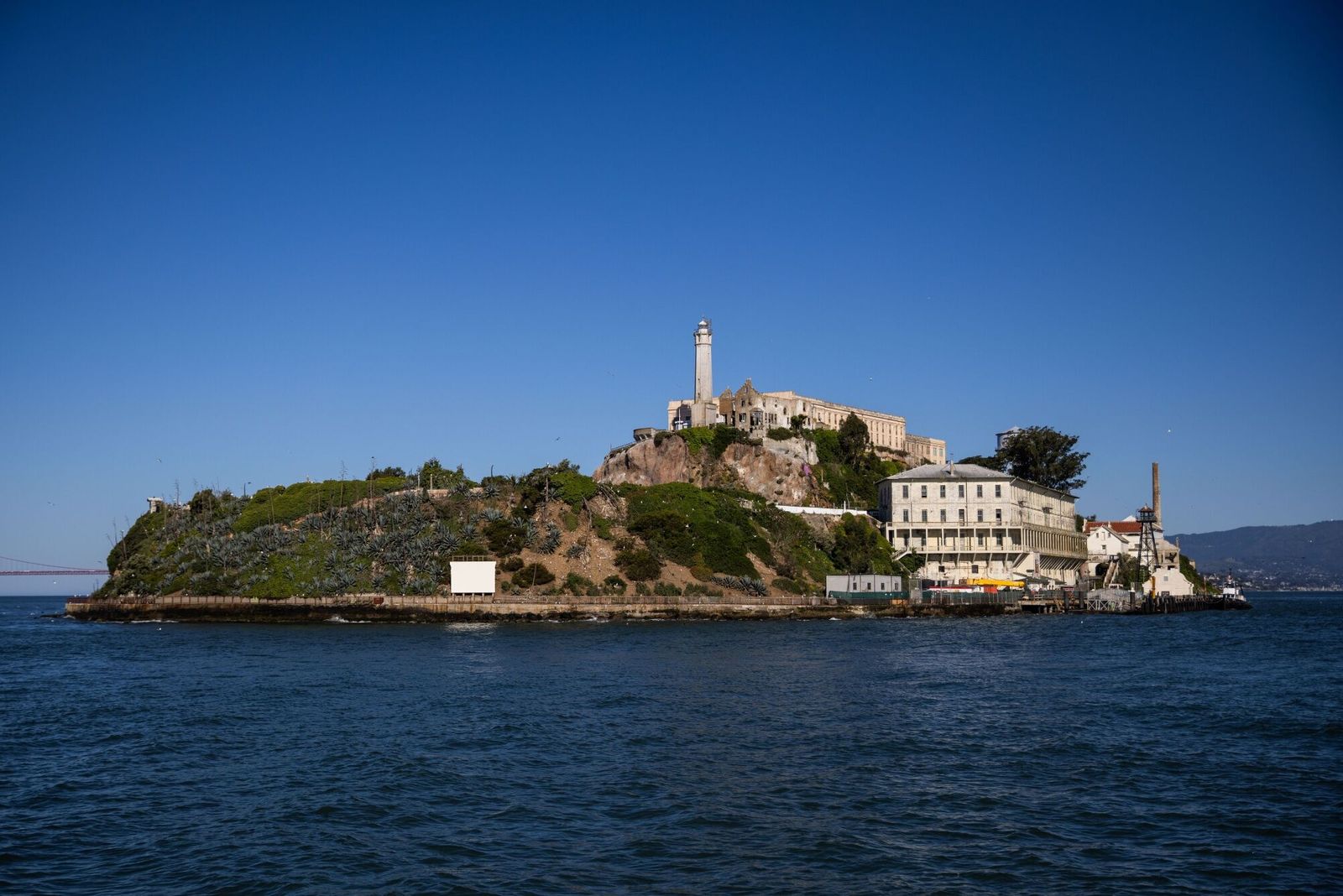 Alcatraz Island in San Francisco, California, US, on Monday, May 5, 2025. President Donald Trump said in a Truth Social post on Sunday that he has ordered the reopening of Alcatraz as a prison to 'house America's most ruthless and violent Offenders.' Photographer: Ethan Swope/Bloomberg
