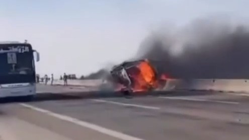 العراق.. ضحايا ومصابون في انقلاب حافلة على طريق "الناصرية- البصرة"