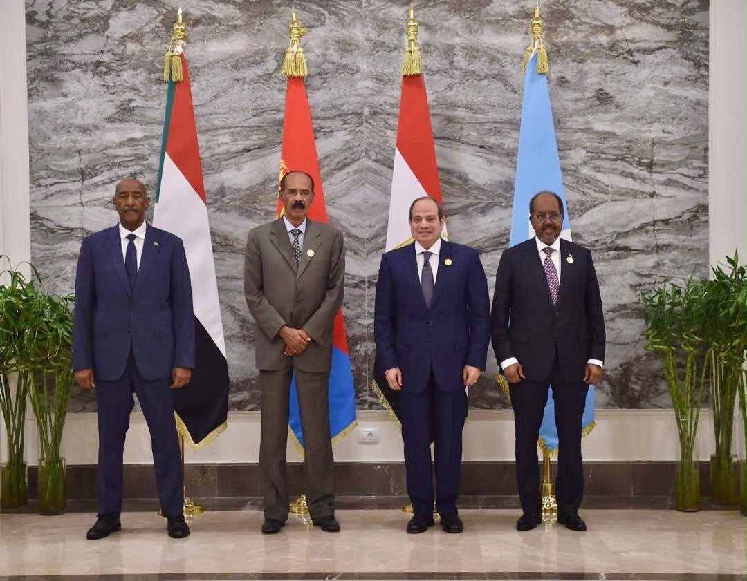 قمة رباعية في العلمين تؤكد أمن البحر الأحمر وترفض "الإجراءات الأحادية" في نهر النيل