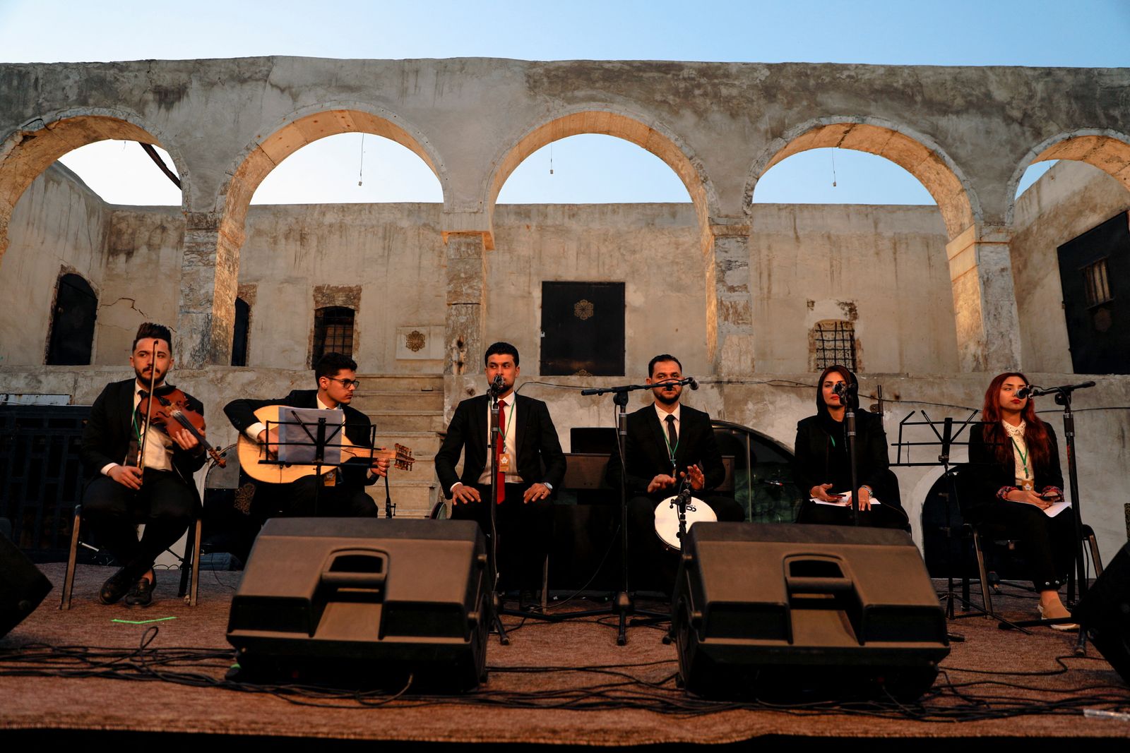 Mosul Traditional Music Festival in the Old City of Mosul - REUTERS