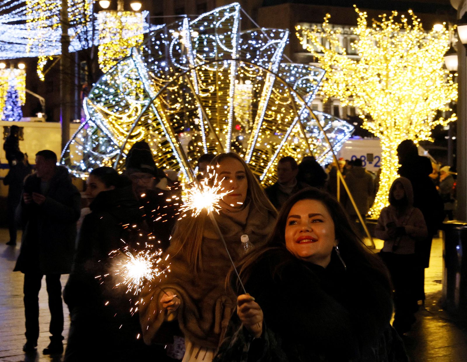 New Year's Eve celebrations in Moscow - REUTERS