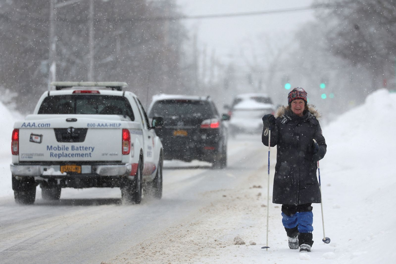 Winter storm hits Buffalo, New York - REUTERS