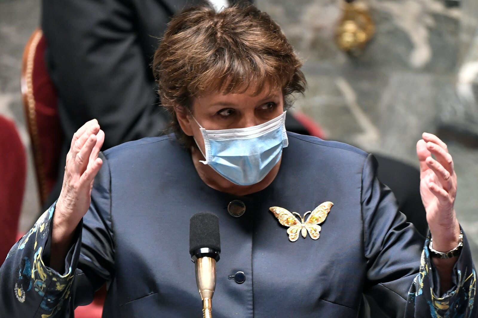 روزلين باشلو وزيرة الثقافة الفرنسية - AFP