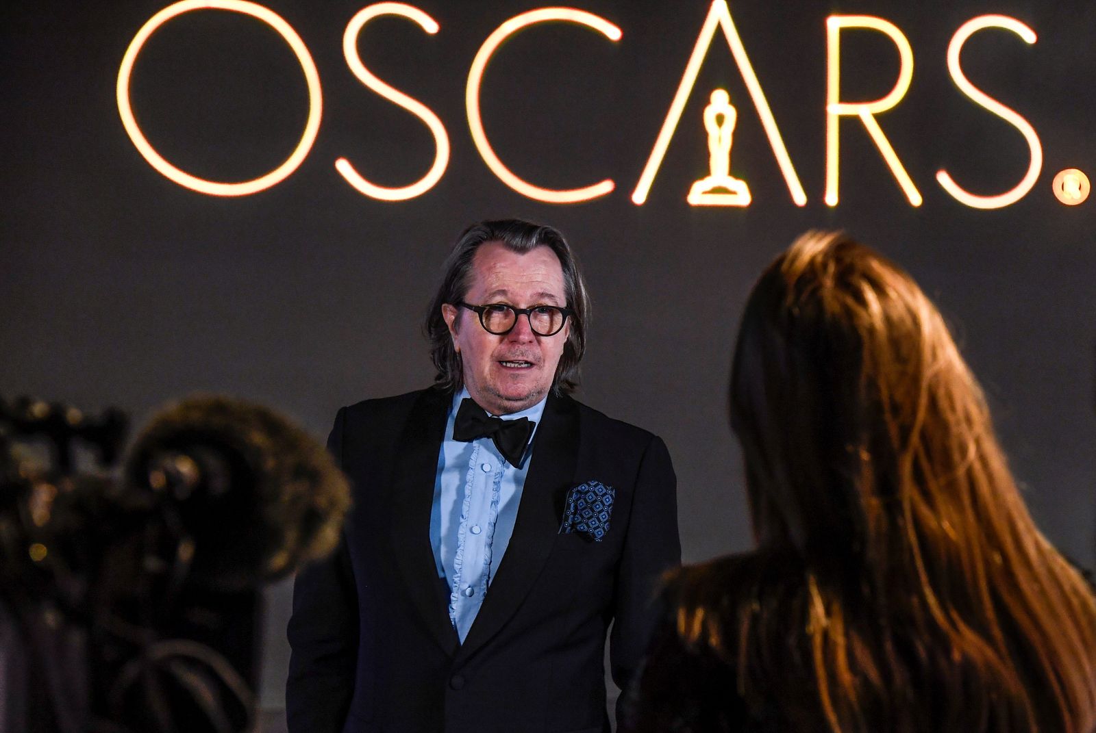  جاري أولدمان في حفل توزيع جوائز الأوسكار في لندن- 25 أبريل 2021. - REUTERS