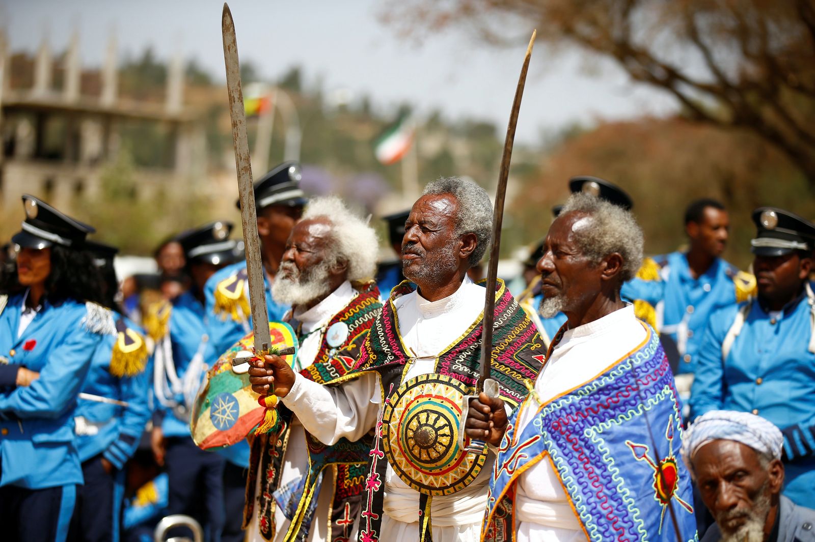 قدامى المحاربين الإثيوبيين في إقليم تيغراي يحتفلون بذكرى معركة تاريخية  - REUTERS