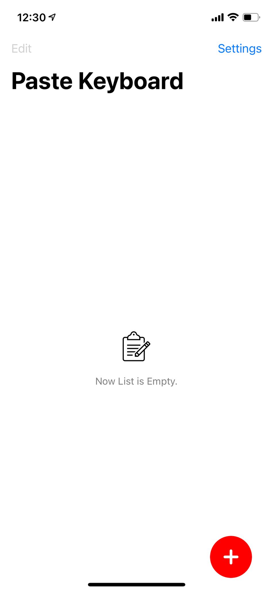 تصميم تطبيق Paste Keyboard للآيفون - بايست كيبورد