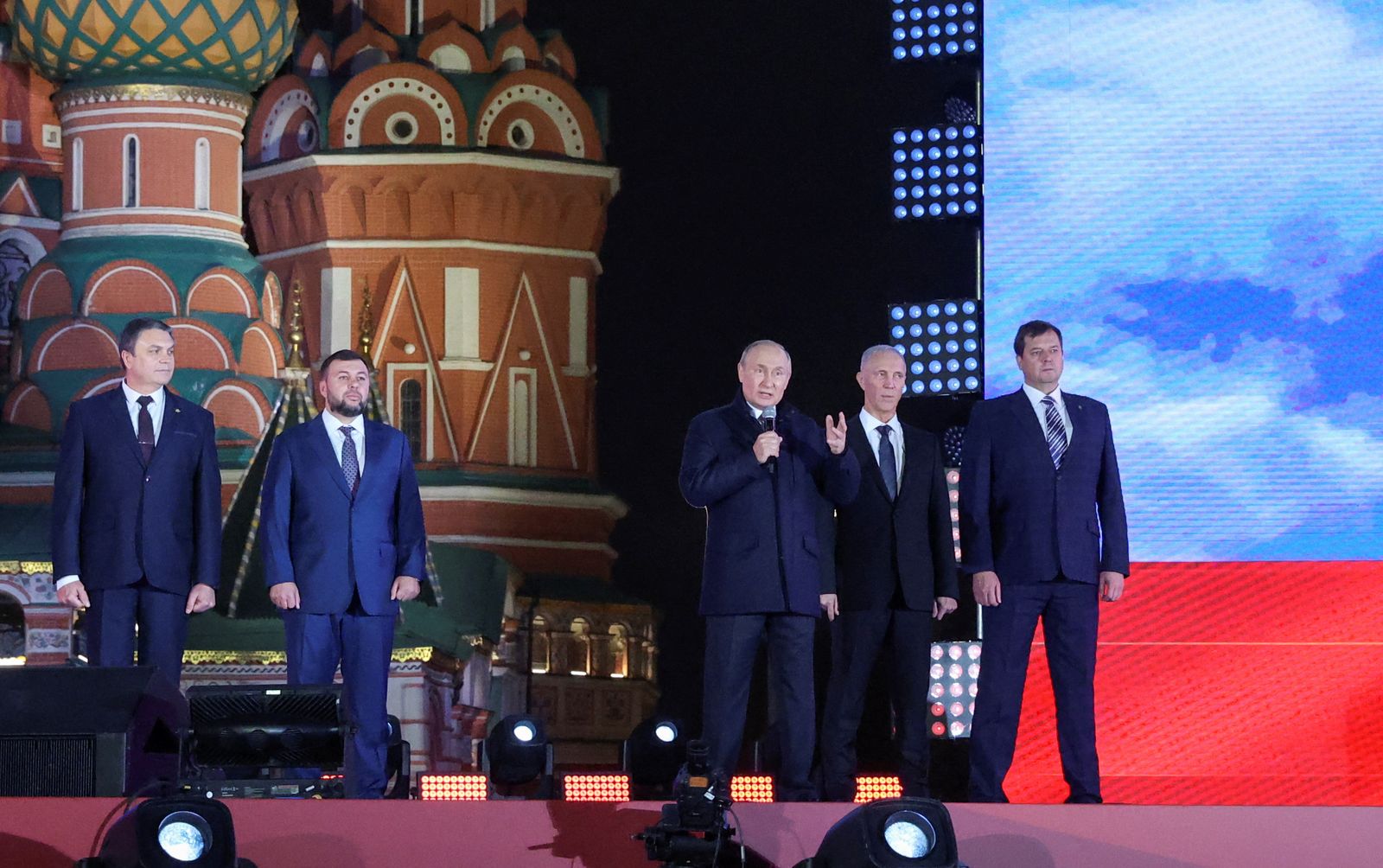 Concert marking Russia's annexation of four Ukrainian territories held in Moscow - REUTERS