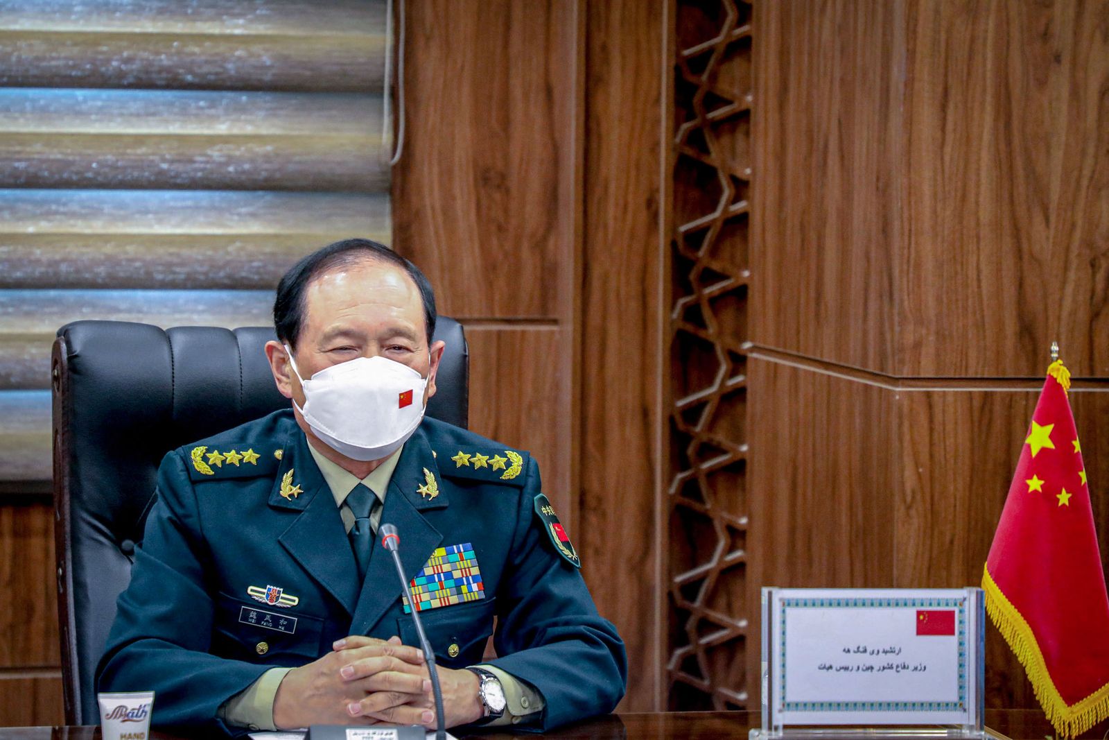 وزير الدفاع الصيني وي فنجي - 27 أبريل 2022 - AFP