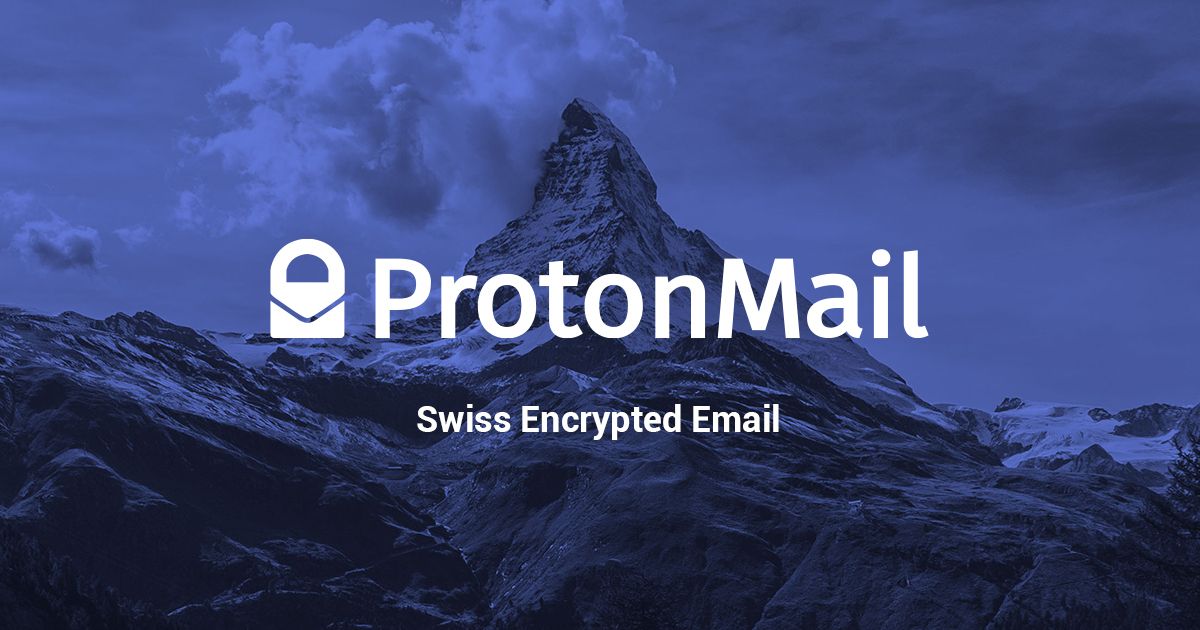 خدمة بروتون ميل للبريد المشفر - ProtonMail