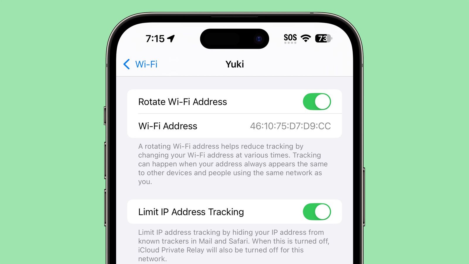 أبل تقدم ميزة Rotate WiFi Address الجديدة لحماية هواتف المستخدمين من التتبع عن اتصالهم بشبكات الإنترنت اللاسلكية