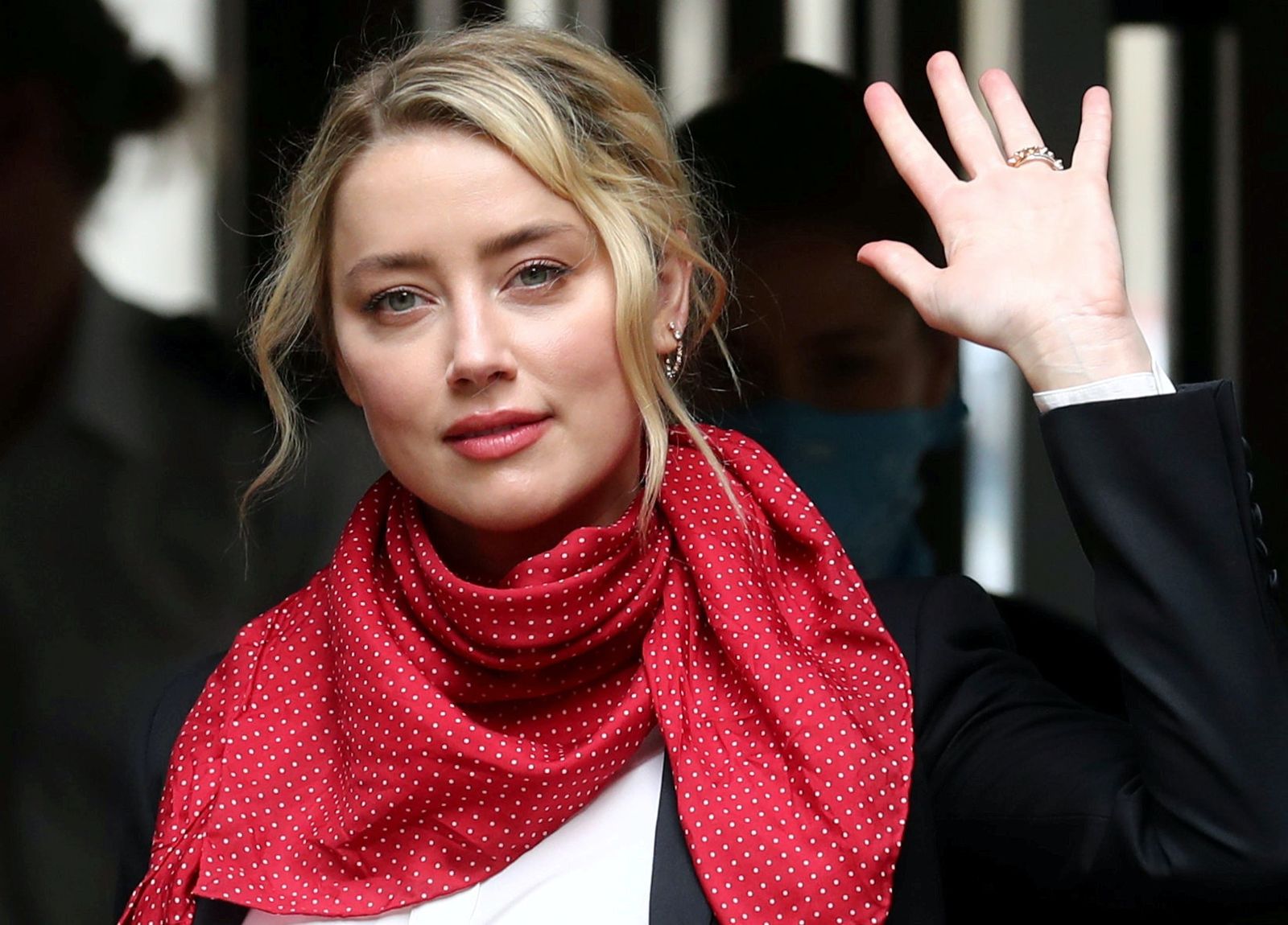 FILE PHOTO: Actors Johnny Depp and Amber Heard at the High Court in London - REUTERS