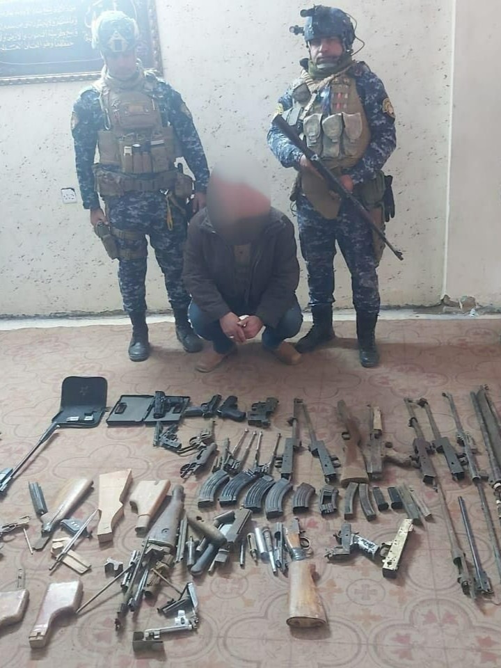 العراق.. ضبط أكثر من 20 مسيرة محلية الصنع والقبض على حائزيها 
