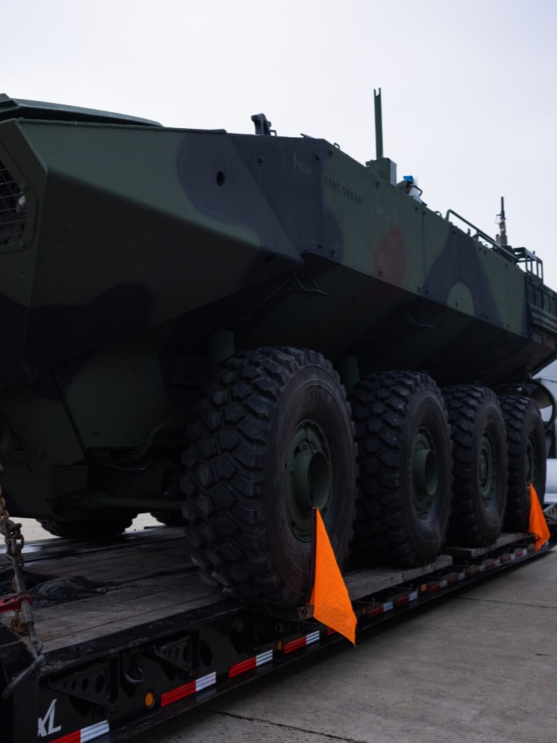 "المارينز" يتسلم مركبة برمائية مقاومة للألغام والهجمات الجوية 