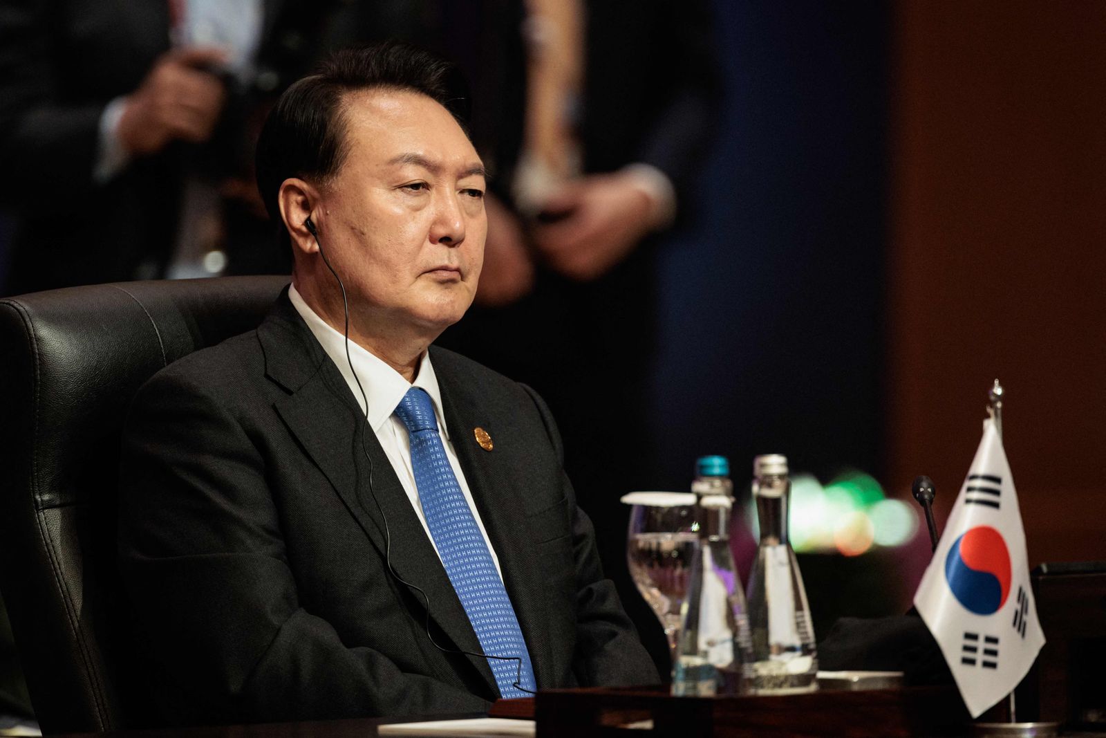 South Korea's President Yoon Suk Yeol attends 18th East Asia Summit as part of the 43rd Association of Southeast Asian Nations (ASEAN) Summit in Jakarta on September 7, 2023. (Photo by Yasuyoshi CHIBA / POOL / AFP) - AFP