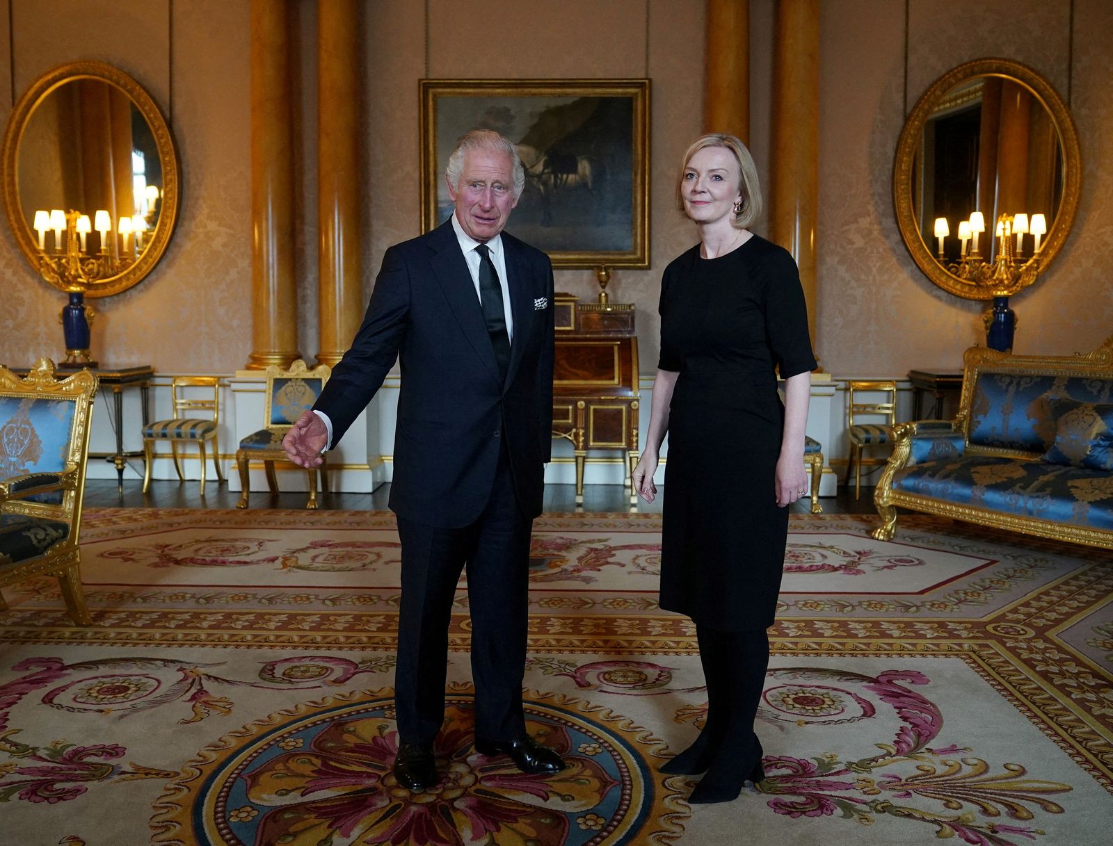 Britain's King Charles meets with Prime Minster Liz Truss - REUTERS