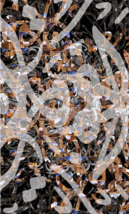 أحد الأعمال الفنية التي تأهلت إلى نهئيات فعالية 