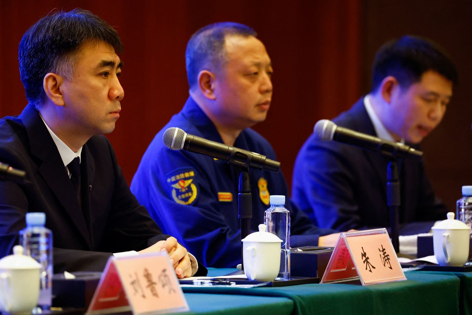 News conference after China Eastern Airlines Boeing 737-800 plane crash, in Wuzhou - REUTERS