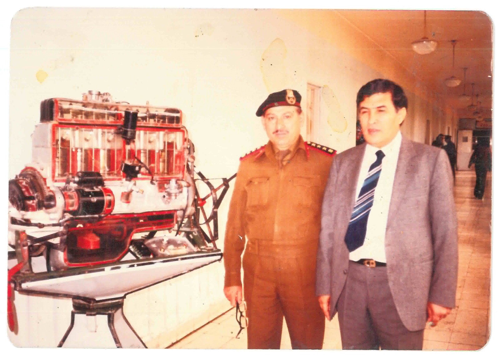 سعيد جاويش مع ضابط سوري
