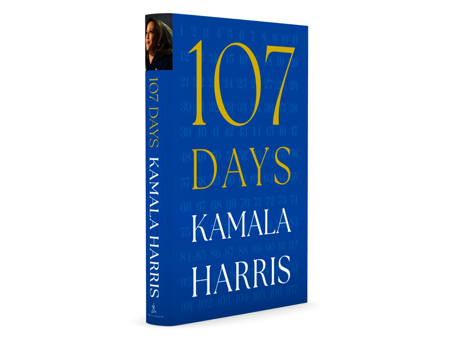 كتاب '107 أيام'لنائبة الرئيس الأميركي السابقة كامالا هاريس. (2025)