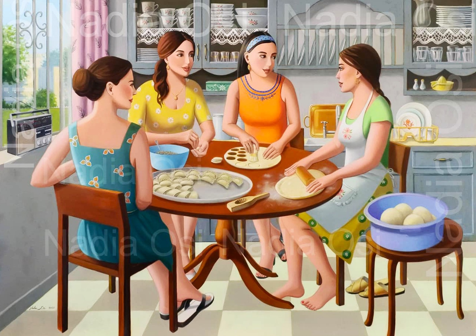 من أعمال الفنانة