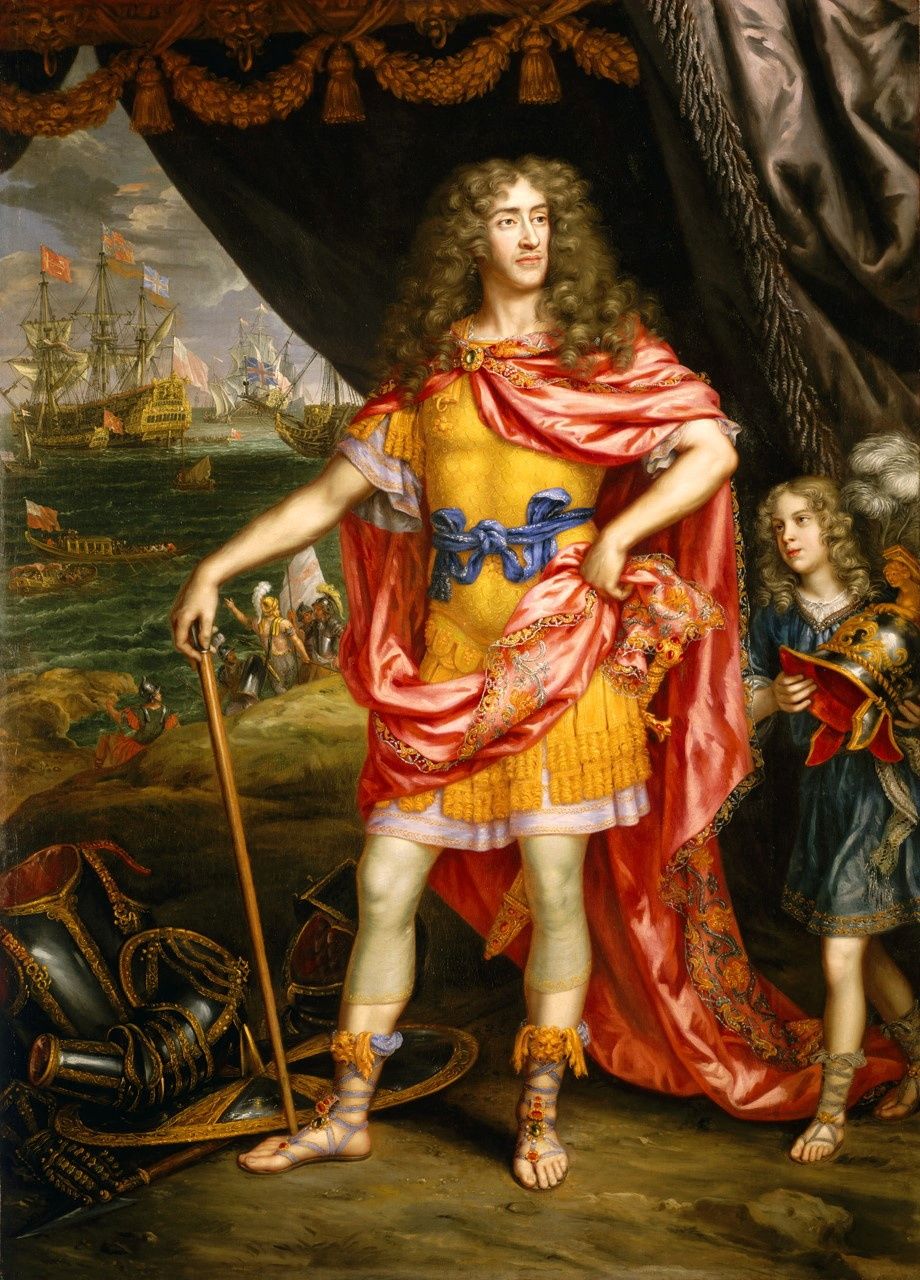 Handout image of a painting of James, Duke of York, by Henri Gascar - via REUTERS