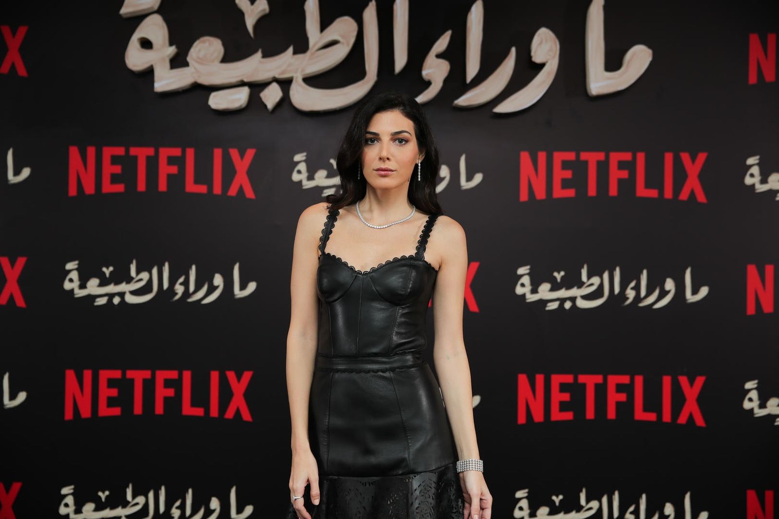 الممثلة اللبنانية رزان جمال، خلال حفل إطلاق مسلسل 