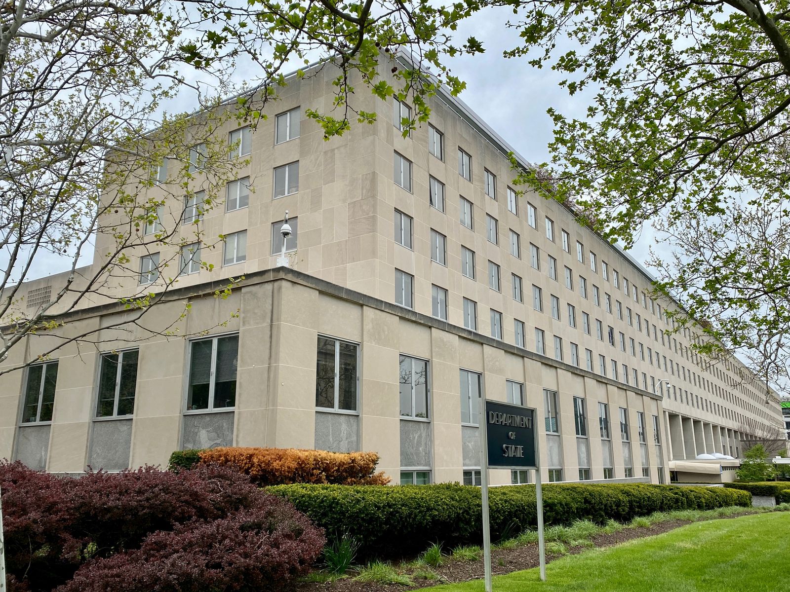 مبنى وزارة الخارجية الأميركية كما يظهر في 4 أبريل 2020 - AFP