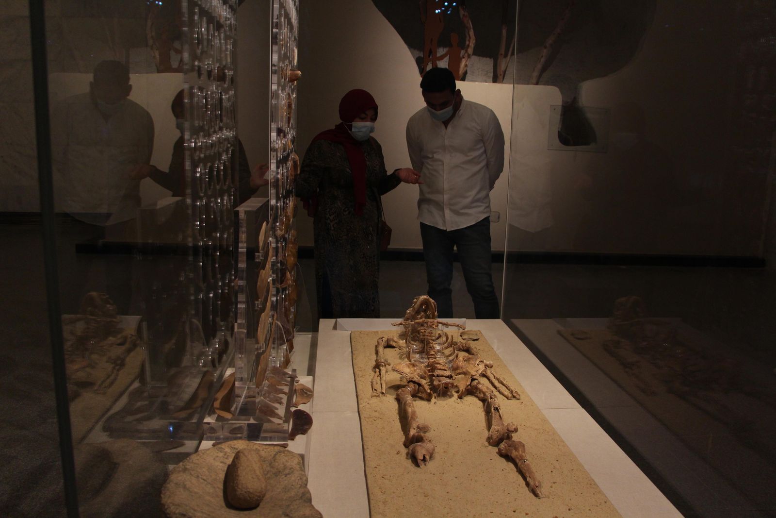 جانب من المتحف القومي الجديد للحضارة المصرية  - الشرق