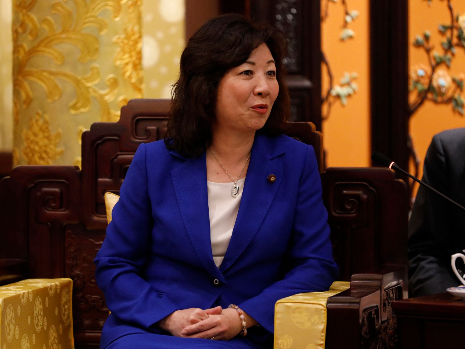 الوزيرة السابقة وقائدة فريق جمعية الصداقة البرلمانية اليابانية الصينية سيكو نودا - AFP