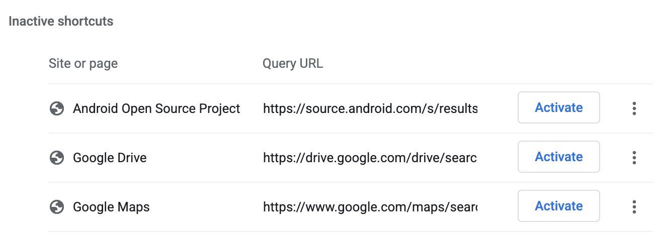 تحديث ميزة البحث داخل المتصفح Site Search - Google