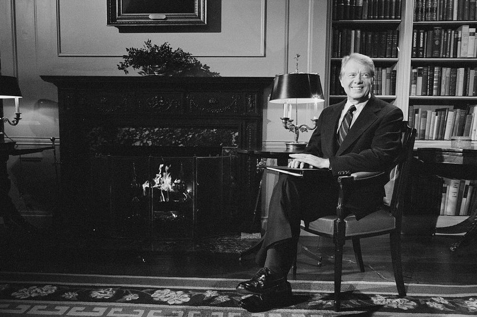 الرئيس الأميركي السابق جيمي كارتر بالبيت الأبيض - 1 فبراير 1978 - reuters